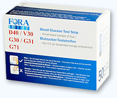 Test de glicemie Fora G71a
